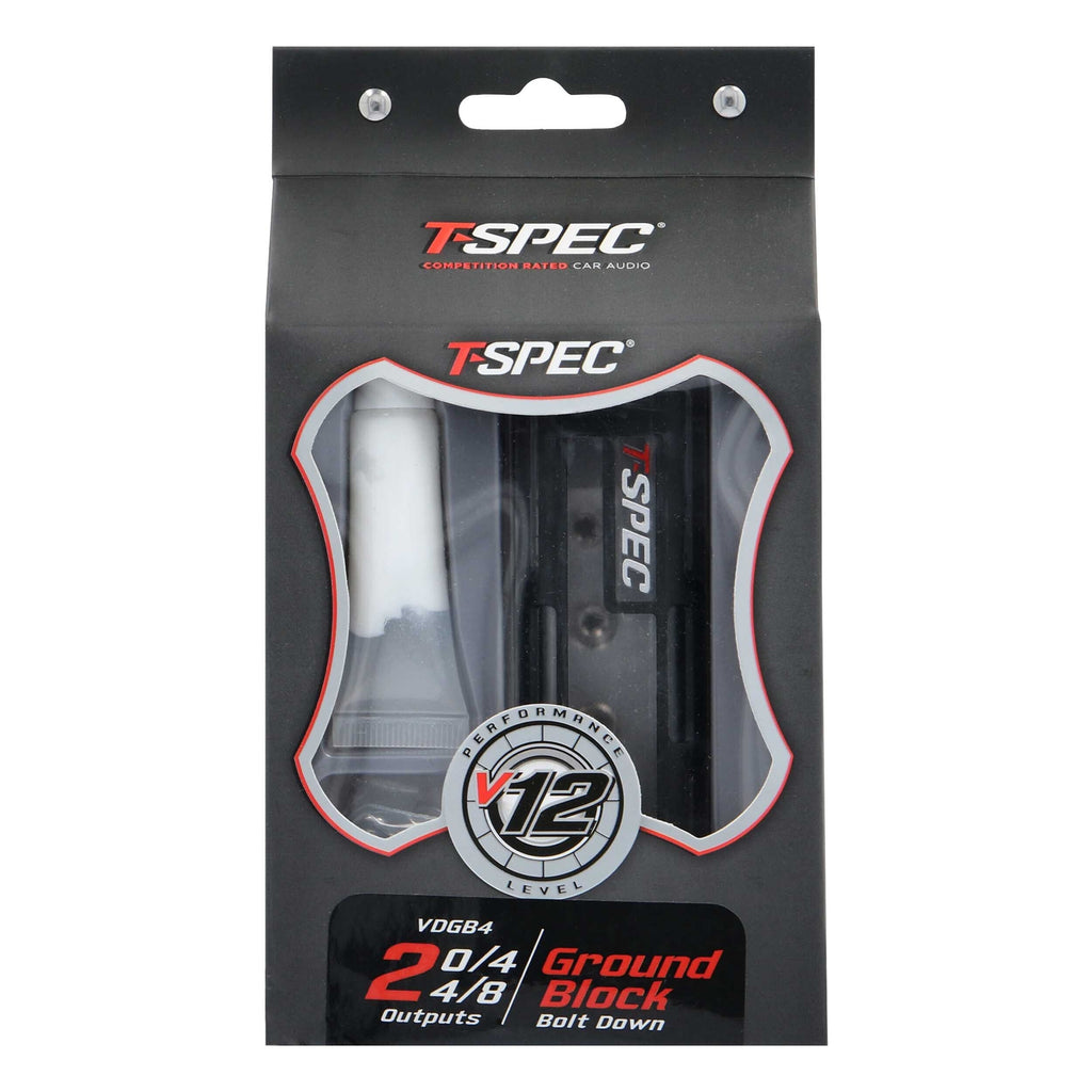 T-SPEC VDGB4 Bolt Down Ground Block