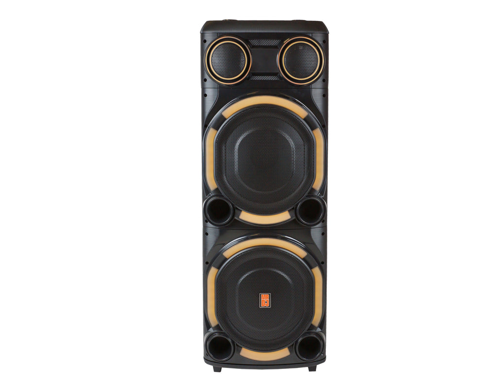 MR DJ VEGAS+ Dual 15” Bluetooth Powered DJ Speaker 6500W Active PA System
