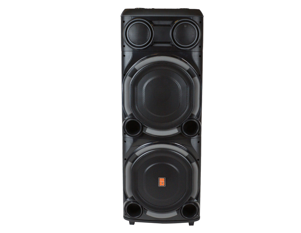 MR DJ VEGAS+ Dual 15” Bluetooth Powered DJ Speaker 6500W Active PA System