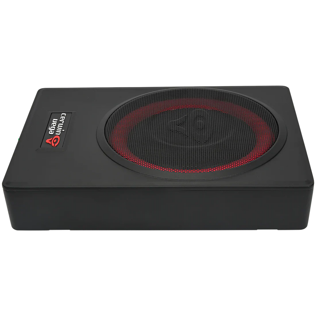 Cerwin Vega VPAS841 8" UNDER-SEAT BASS SOLUTION WITH VEGA BASS + 4 CHANNEL OUTPUT FOR ADDTIONAL SPEAKERS