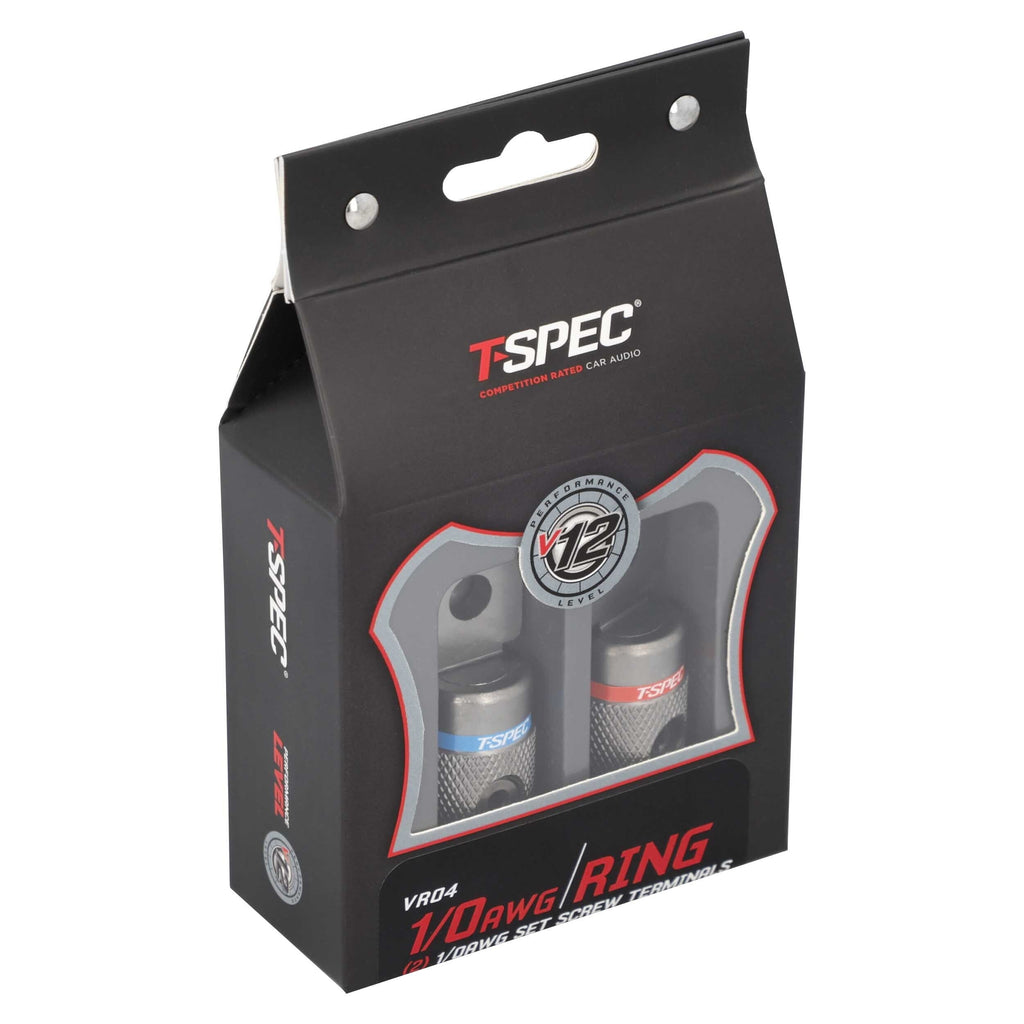 T-SPEC VR04 v10 Series Heavy Duty Set Screw 1/0 AWG - 2 Pack