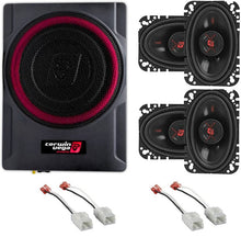 Load image into Gallery viewer, VR10 10" Under Seat Subwoofer 4x6" front/rear truck speakers Fit 1988-1994 GM C/K 1500 2500