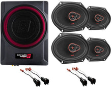 Load image into Gallery viewer, VR10 10" Under Seat Subwoofer 6x8" front/rear truck speakers Fit 2009-14 Ford F-150