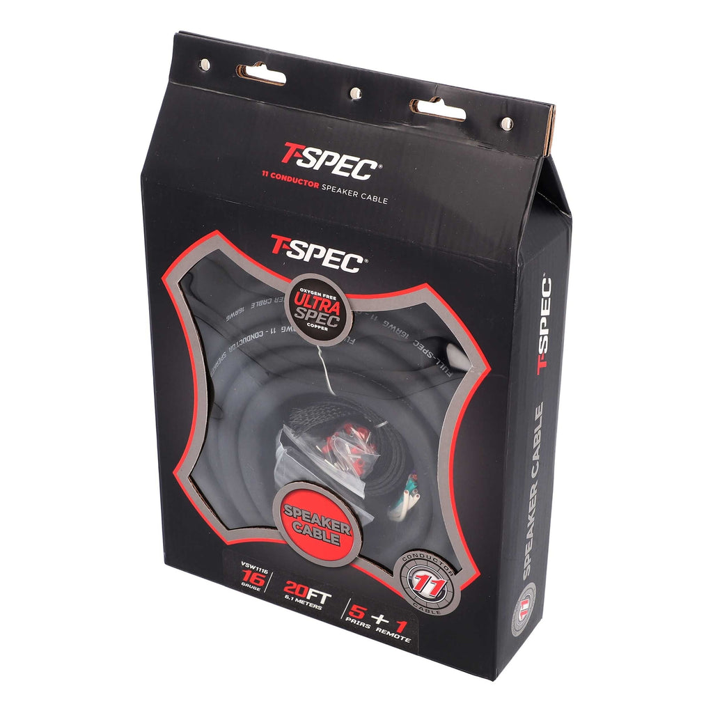 T-SPEC VSW1116 Speaker Cable 16 Gauge 11 Conductor