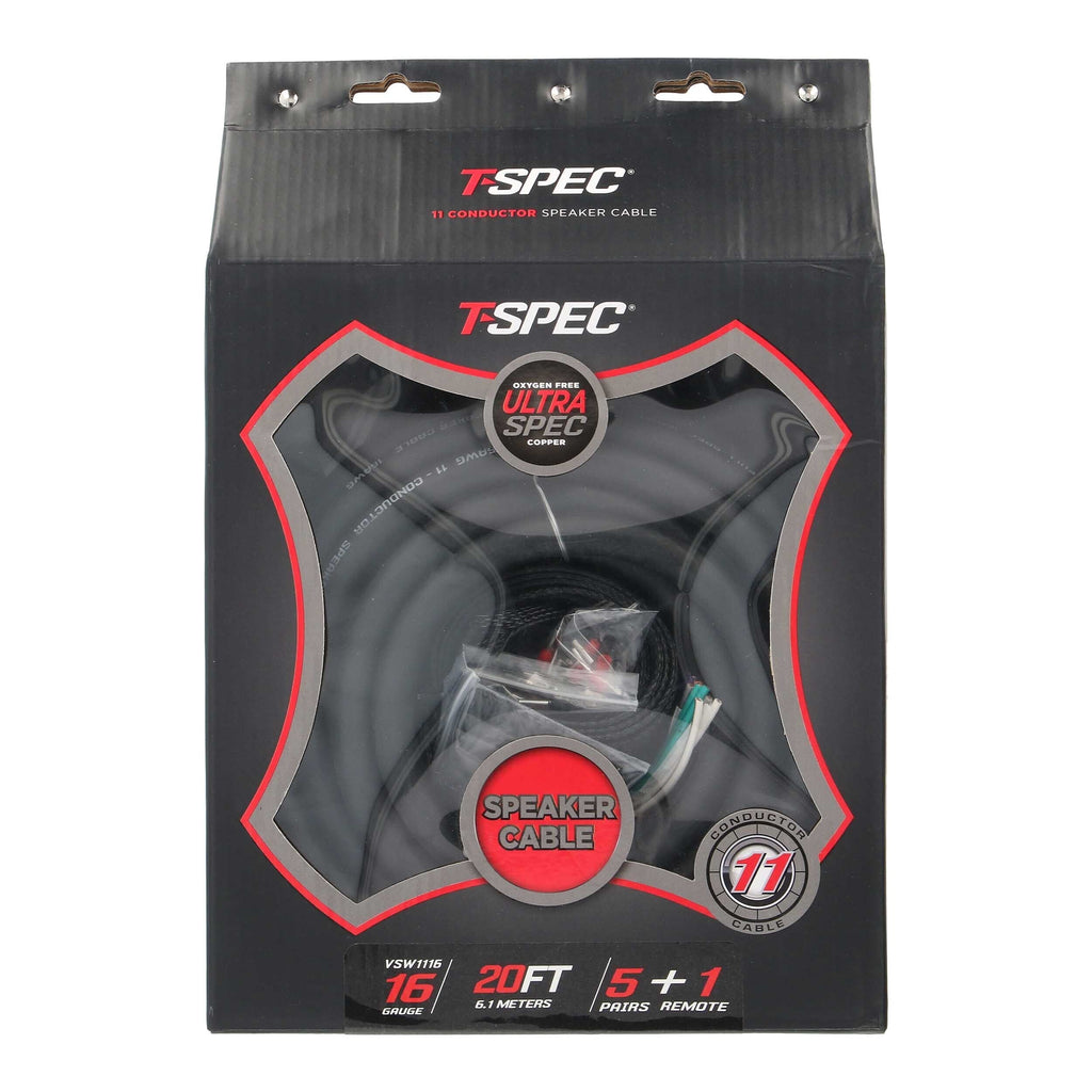 T-SPEC VSW1116 Speaker Cable 16 Gauge 11 Conductor