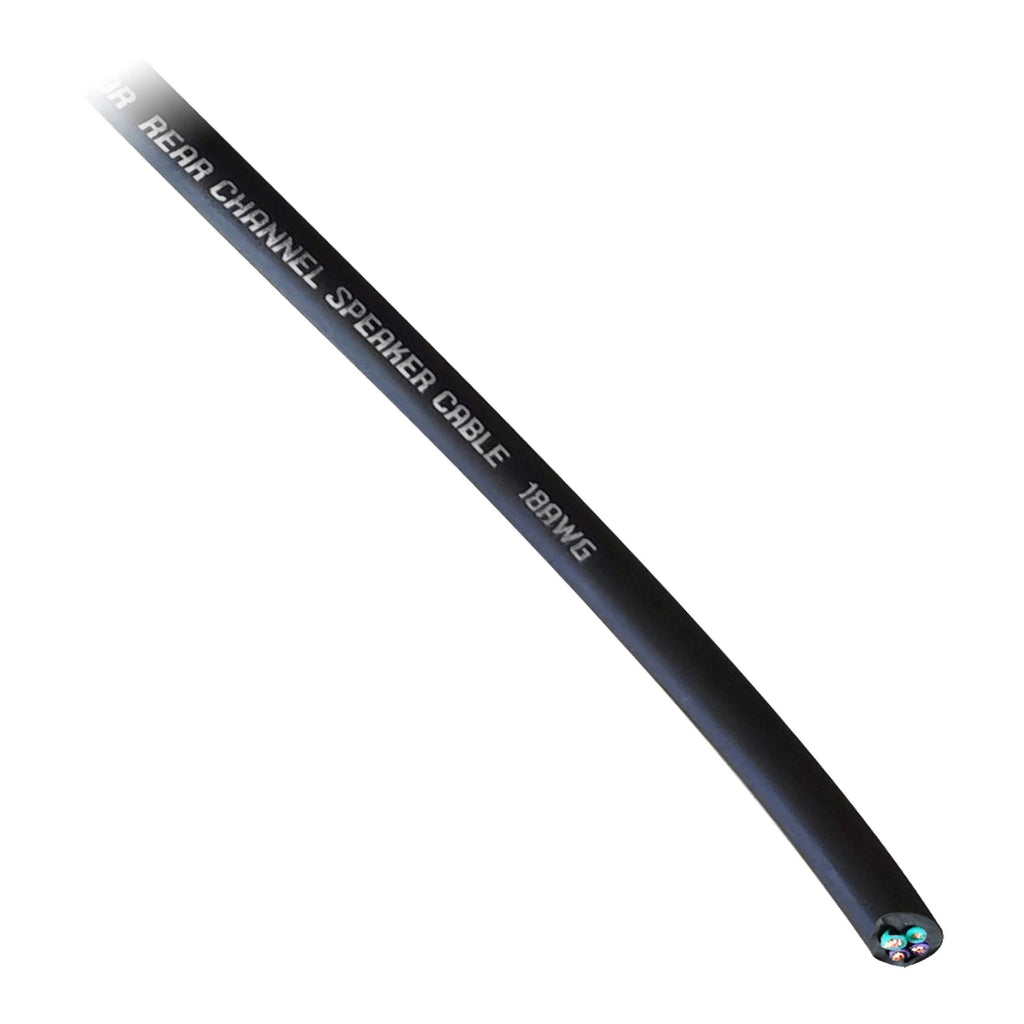T-SPEC VSWR418-250 Rear Channel Speaker Cable 18 Gauge 4 Conductor