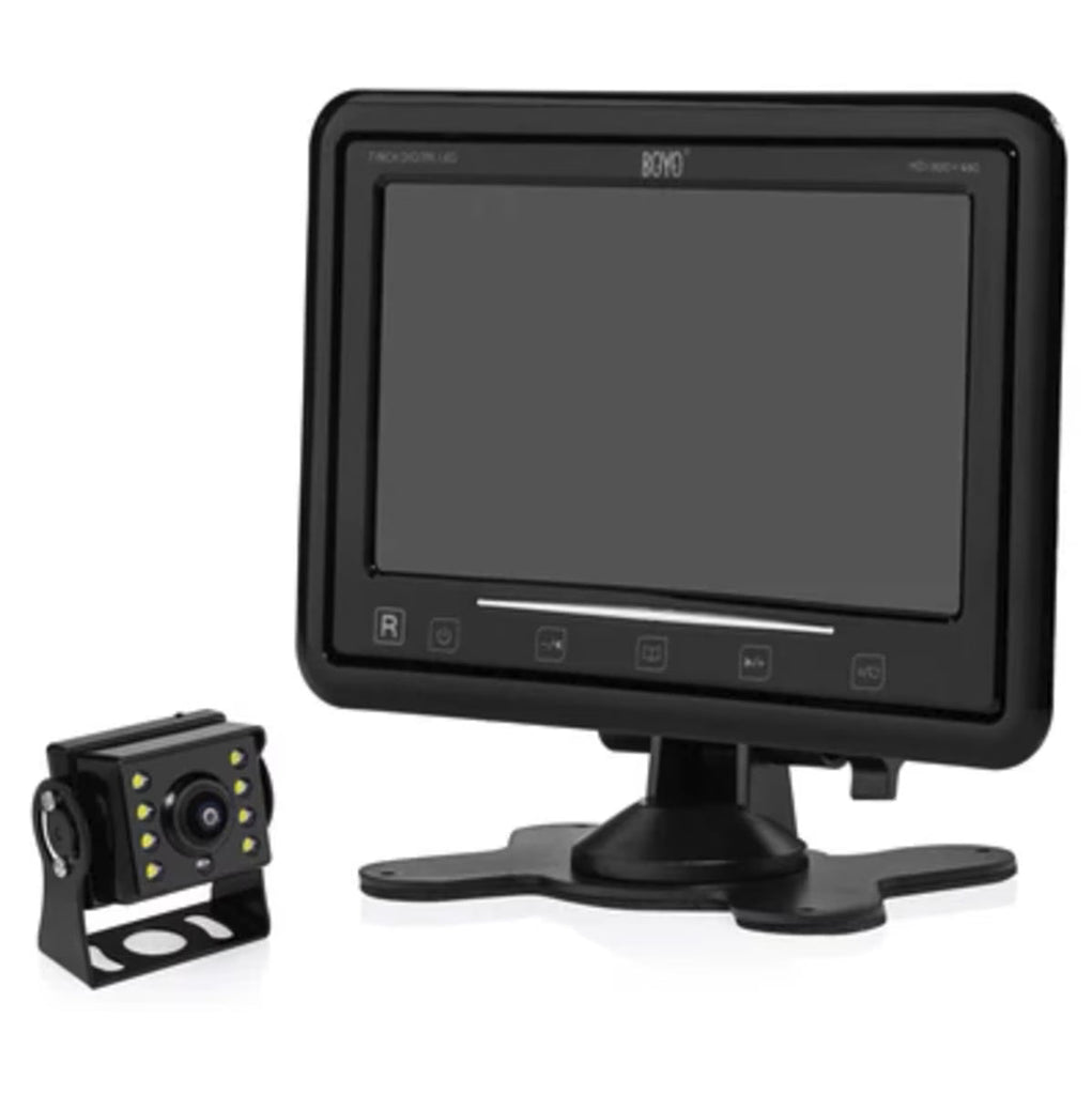 Boyo VTC207AHD Vehicle Backup Camera System with Heavy Duty 7" AHD Monitor and Heavy Duty AHD Backup Camera System
