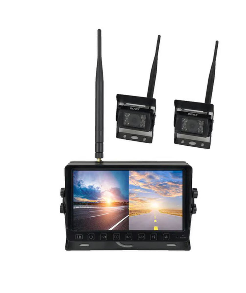 Boyo VTC701AHD-Q2 Wireless Vehicle AHD Backup Camera System with 7” Monitor and Backup Camera for Car, Truck, SUV and Van