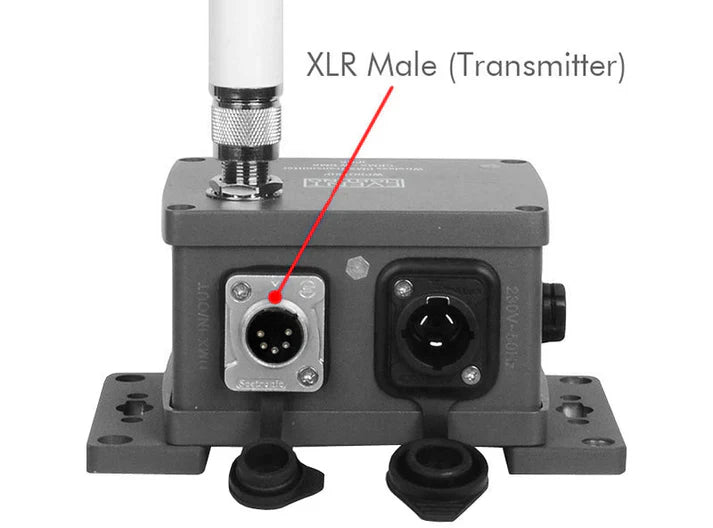 Antari WPROTXIP IP65 Transmitter with WDMX G3/4 & CRMX