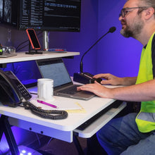 Load image into Gallery viewer, On-Stage WS7500W Workstation Desk - White