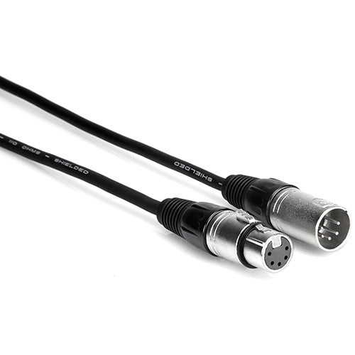 MR DJ 10 feet DMX105 5-pin 5-conductor XLR Male to Female DMX lighting cable Wire