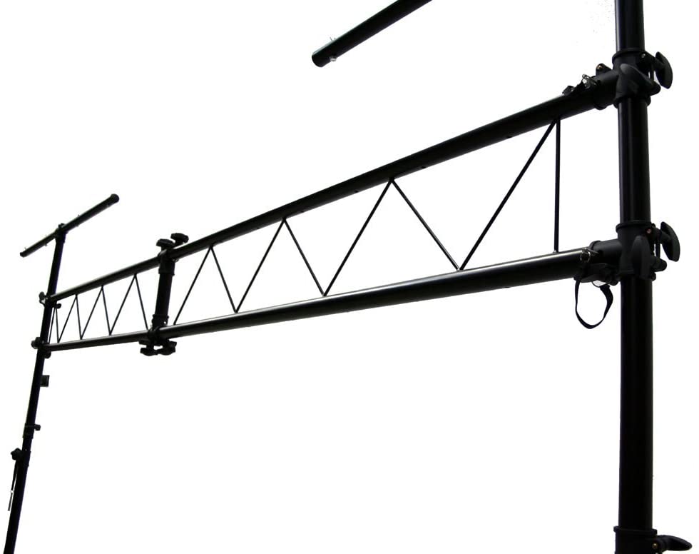 MR DJ LS560 10 Feet Lighting Stand Mobile Portable Dj Band PRO Audio PA DJ Light Lighting Stage Fixture Truss Stand with T-Bar Trussing Stage System