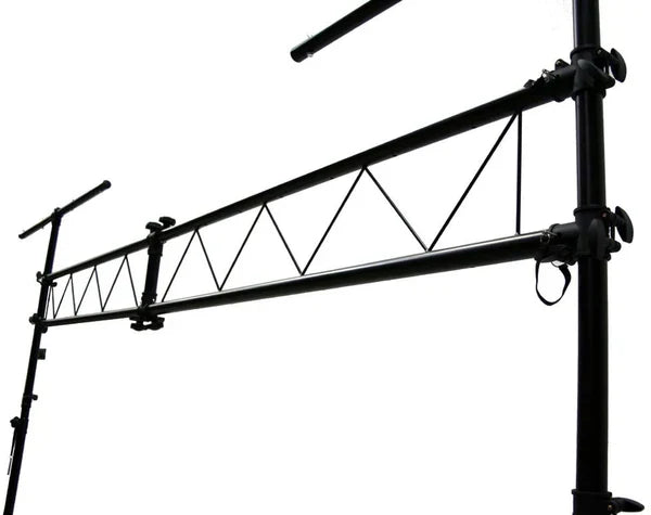 10 FT Mobile DJ Portable Lighting Truss Stand System w/ T-Bars