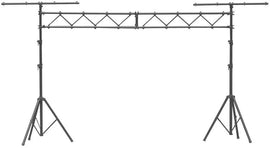 MR DJ LS560 10 Feet Lighting Stand Mobile Portable Dj Band PRO Audio PA DJ Light Lighting Stage Fixture Truss Stand with T-Bar Trussing Stage System