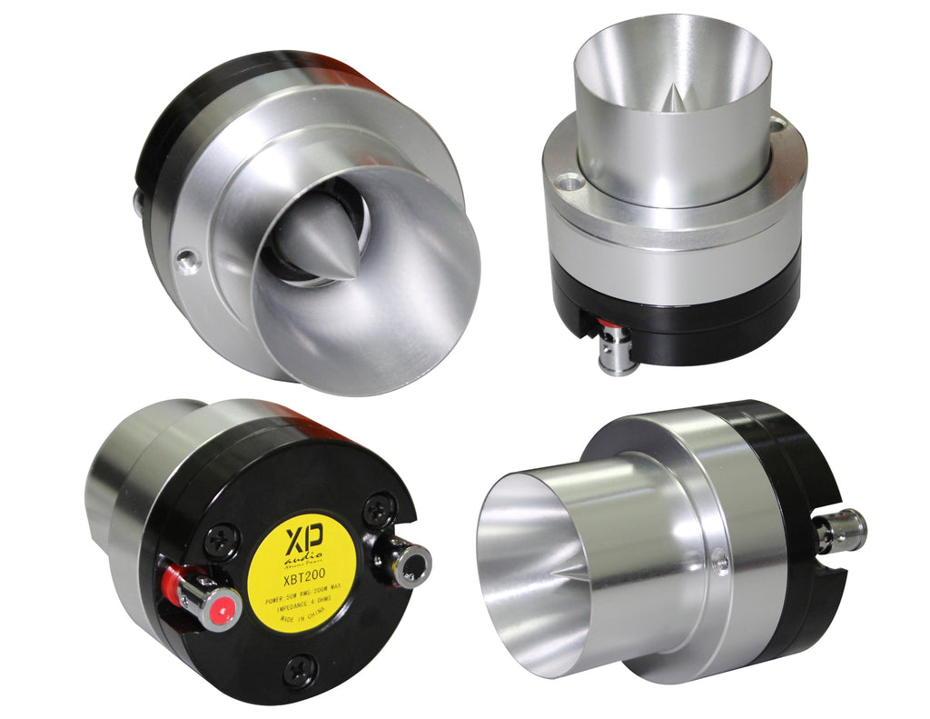 4 XP Audio XBT200 1" Titanium Bullet High Compression  Super Tweeter Car Van ATV UTV Marine Boat Motorcycle Motorsports Competition