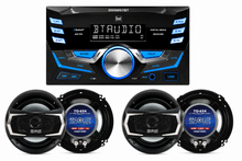 Load image into Gallery viewer, Dual XDM27BT Digital Media Receiver + 2 Absolute TQ654 6.5" 4-Way Car Speakers Package (Copy)