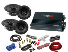 Load image into Gallery viewer, Cerwin Vega XED6004D 4CH Car Micro Amplifier &amp; 4 XED-62 6.5" Speaker + 4 Gauge Amp Kit