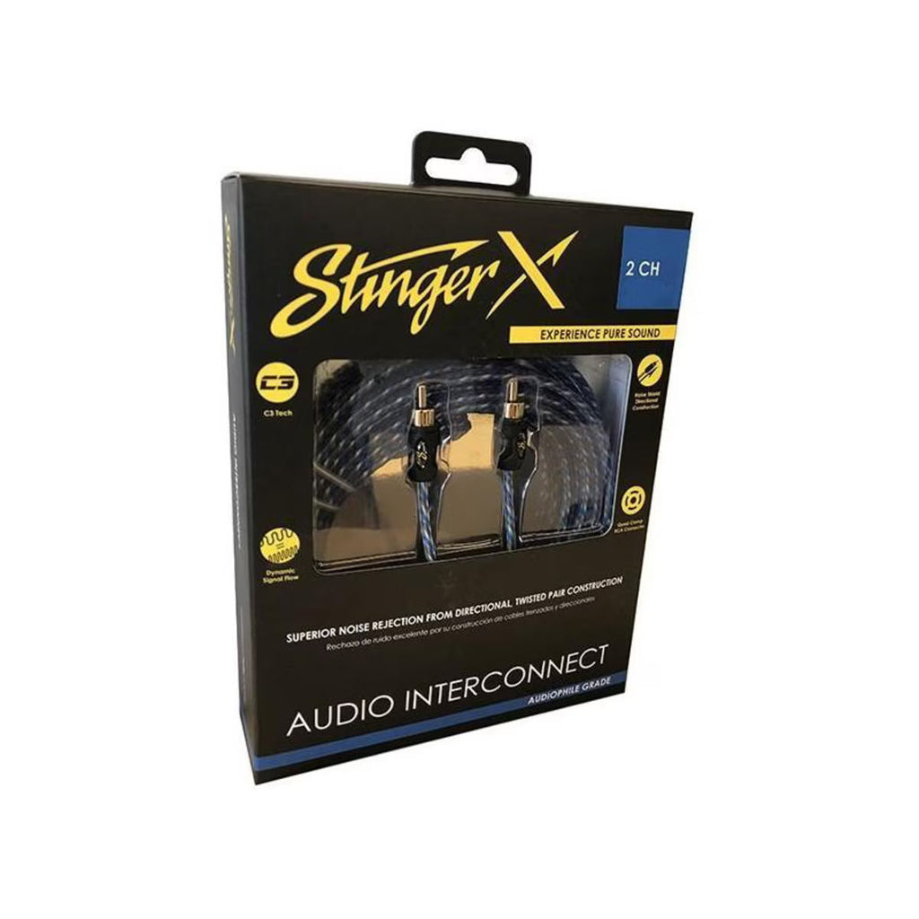 Stinger XI126 X1 Series 2 Channel Interconnect 6ft
