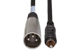 Hosa XRM-115 RCA Male to XLR Male Unbalanced Interconnect Cable 15 foot