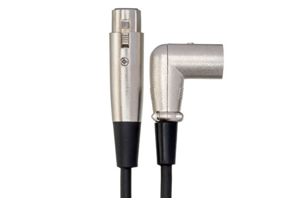 Hosa XRR-110 Balanced Interconnect Cable with Angled XLR Male End 10 foot