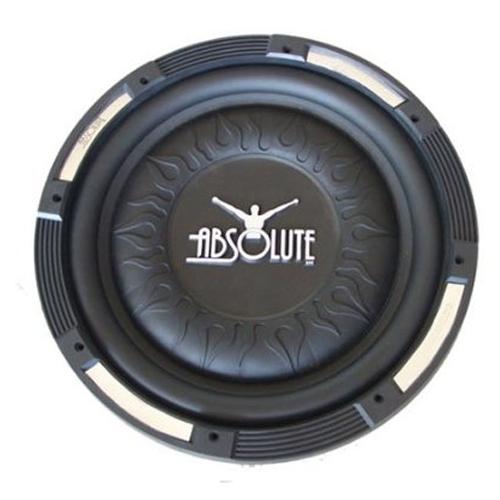 2 Absolute XS-1000 10" 1500 Watts Slim Shallow Subwoofer + 8 Gauge Amp Kit