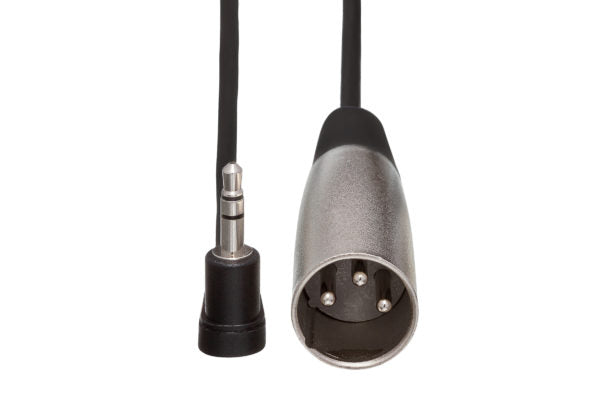 Hosa XVM-115M XLR Male to Right Angle 3.5mm TRS Male Cable 15 foot