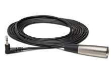 Load image into Gallery viewer, Hosa XVM-115M XLR Male to Right Angle 3.5mm TRS Male Cable 15 foot