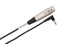 Load image into Gallery viewer, Hosa XVM-305F XLR Female to Right Angle 3.5mm TS Male Cable 5 foot