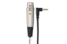 Load image into Gallery viewer, Hosa XVM-305F XLR Female to Right Angle 3.5mm TS Male Cable 5 foot