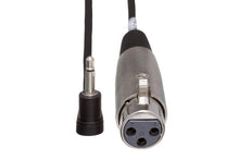 Load image into Gallery viewer, Hosa XVM-305F XLR Female to Right Angle 3.5mm TS Male Cable 5 foot