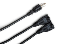 Load image into Gallery viewer, Hosa YAC-407 18-gauge NEMA 5-15P to Dual NEMA 5-15R Power Y Cable