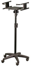 Load image into Gallery viewer, Yorkville SKS-500B Adjustable Studio Monitor Stand With Wheels