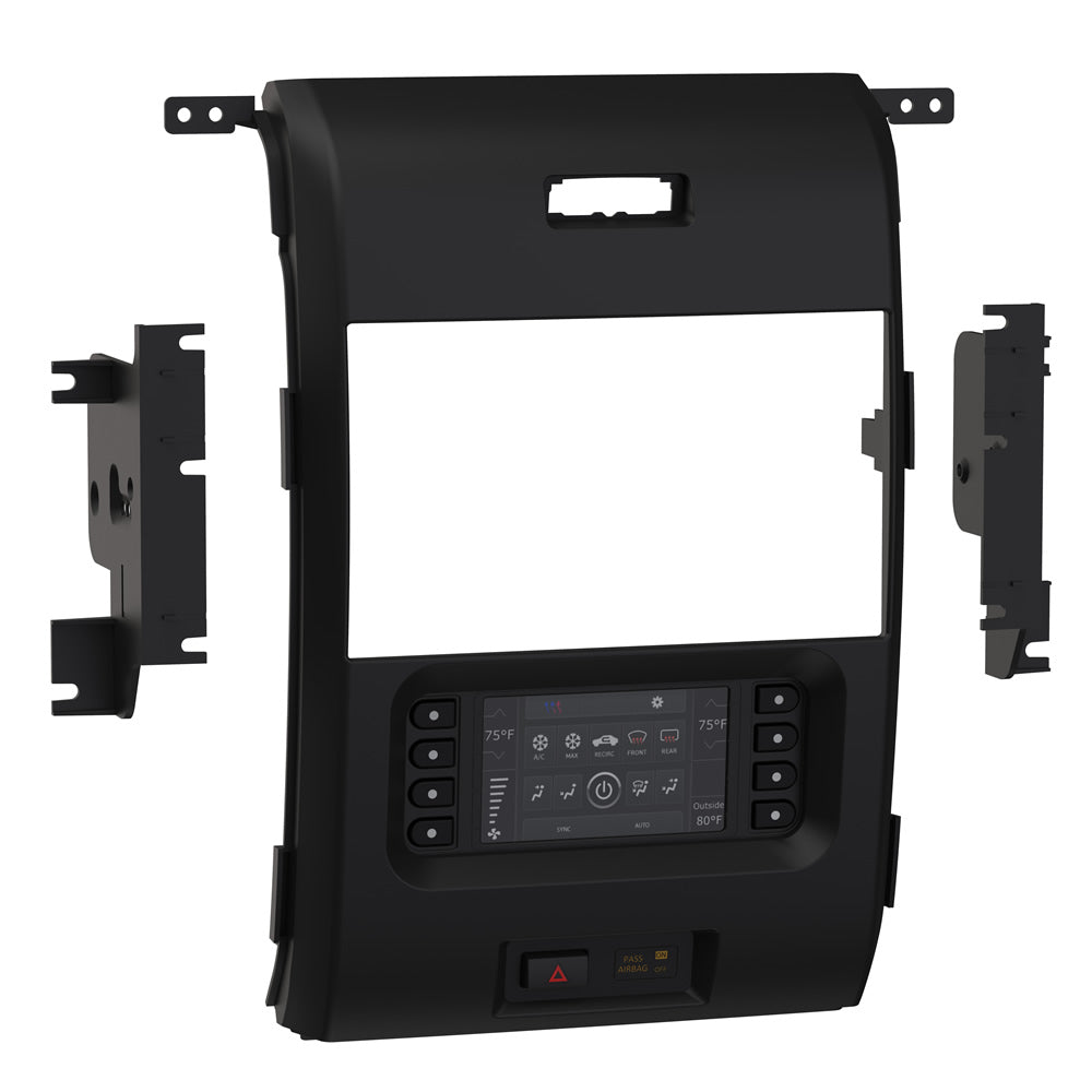 Metra 108-FD2B Double-DIN Car Stereo Dash Kit - Compatible Fits for FORD F-150 2013-2014 (with 4.2" screen)