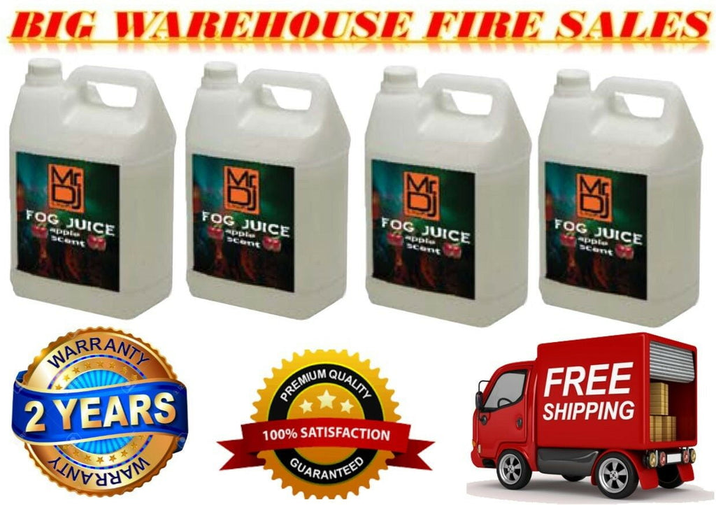 4 MR DJ Gallon Fog/Smoke Juice Fluid Chauvet American DJ ADJ Machines