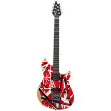 Load image into Gallery viewer, EVH 5107500315 Wolfgang Special Striped Series (Red Black and White Aged)