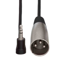 Load image into Gallery viewer, Hosa XVM-115M, XLR Male to Right Angle 3.5mm TRS Male Microphone Cable - 15 Feet