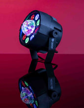 Load image into Gallery viewer, Colorkey CKU-1080 Party Light FX Compact LED Wash Light with Motorized RGB Party Bulb Effect