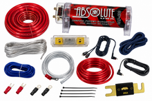 Load image into Gallery viewer, Absolute KITCAP0GARD 0 Gauge Amplifier Installation Kit &amp; 4 Farad Digital Capacitor Package