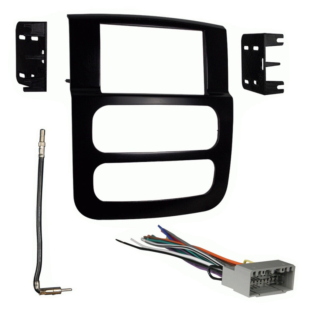 Metra 95-6522B Stereo Installation Dash Kit Combo for Select 2002-2005 Dodge Ram