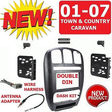 Load image into Gallery viewer, 01-07 Caravan / Town &amp; Country Car Installation Double Din Dash Kit Bundle