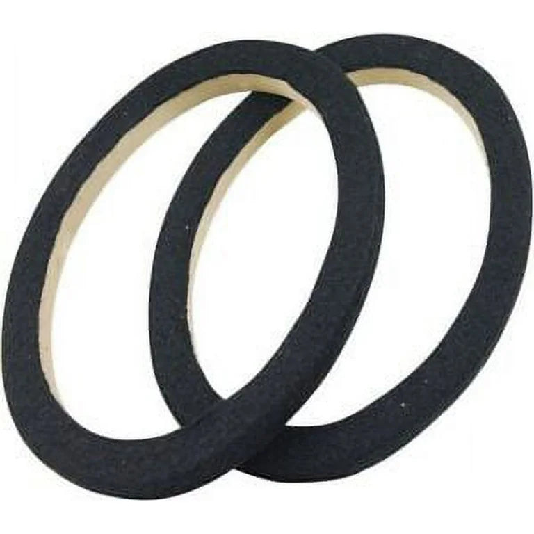 2 10" Black Carpeted MDF Car Stereo Speaker Woofer Subwoofer Sub Ring Spacer