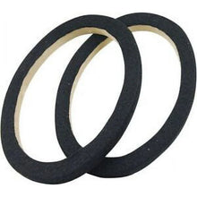 Load image into Gallery viewer, 2 10" Black Carpeted MDF Car Stereo Speaker Woofer Subwoofer Sub Ring Spacer