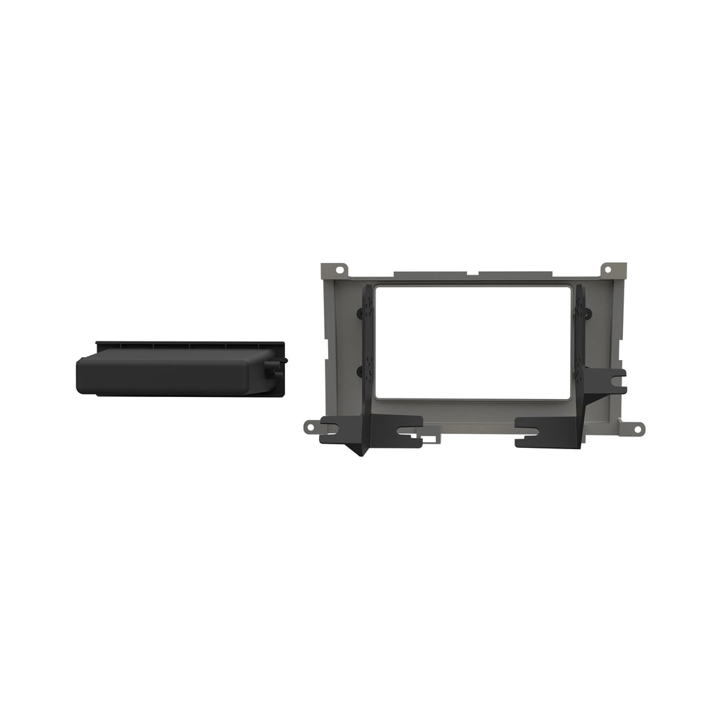 Metra 99-8229S Double-DIN Car Stereo Silver Dash Kit - Compatible Fits for Sienna 2011-2014