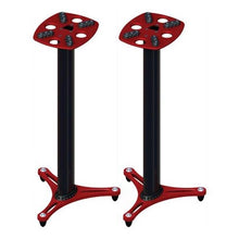 Load image into Gallery viewer, Ultimate Support MS-90-45R MS Series Professional Column Studio Monitor Stands with Non-marring Decoupling Pads and Three Internal Channels - 45"/Red