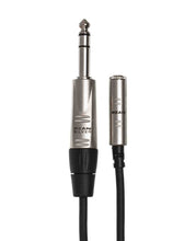 Load image into Gallery viewer, Hosa HXMS-010, 3.5mm Female to 1/4-Inch Male Pro Headphone Adaptor Cable - 10 Feet