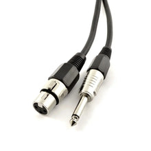 Load image into Gallery viewer, MR DJ CQXM12 12' Pro PA DJ Karaoke XLR Male to 1/4" TS Mono Male Plug Speaker Wire Cable