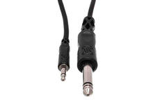 Load image into Gallery viewer, Hosa CMP-305 Mono Interconnect Cable 3.5 mm TS to 1/4 in TS – 5 Feet