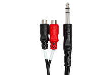 Load image into Gallery viewer, Hosa YPR-102 Stereo Breakout Cable, 1/4 in TRS to Dual RCAF