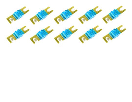 Absolute AFS60-10 10 Pack Of 60 Amp Gold AFS / Midi / Mini ANL Fuses