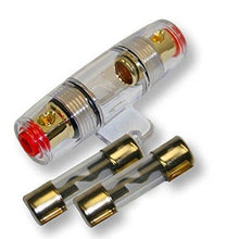 Load image into Gallery viewer, American Terminal Inline AGU Fuse Holder Fits 4 8 10 Gauge Wire + 2 100A Fuses